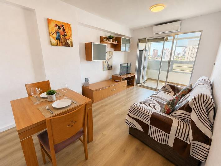 Entire holiday apartment, Cozy Apartment with Pool & Balcony in Alicante in El Cabo de las Huertas, Alicante