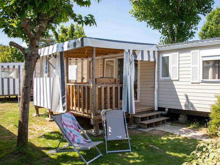 Camping Les Dinosaures - Mobilheim 8 personen - Cottage Detente 4ch 8 pers in Talmont-Saint-Hilaire, Vendée