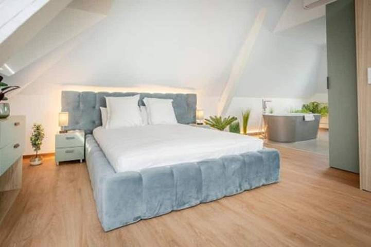 Appartement entier, Up – Proche Basel | Loft Sous Combles & Vue in Saint-Louis, Région de Mulhouse