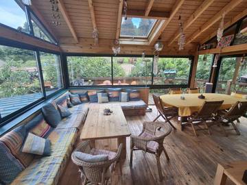 Gîte pour 11 personnes, avec vue et jardin, animaux acceptés à Jungholtz