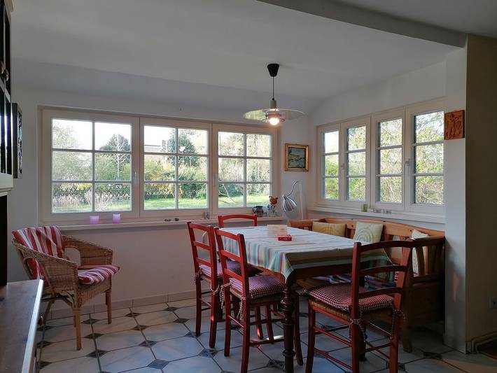 Ferienhaus "Zum hohen Ufer" - Rohrdachhaus ca. 82 m² Wohnfläche für 2-6 Personen in Ahrenshoop, Fischland