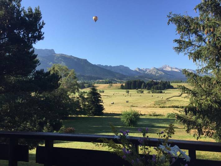 Chalet pour 8 personnes, avec jardin et vue