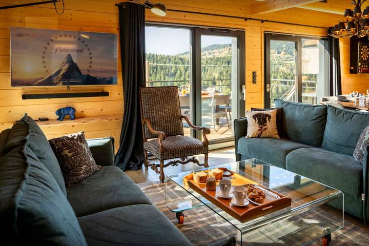 Chalet voor 6 personen, with sauna and whirlpool as well as tuin in de Vogezen