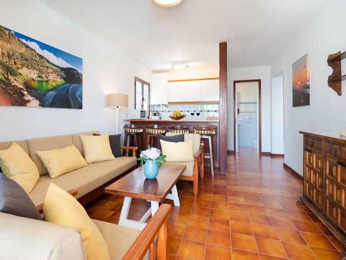 Gîte pour 4 personnes, avec jardin et terrasse ainsi que piscine et vue sur l’océan à Haría - 3