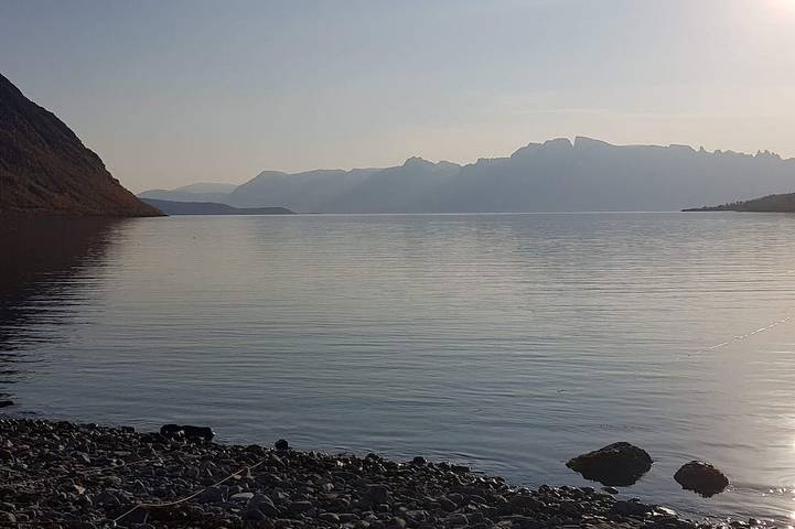 Feriehus for 10 personer, med terrasse i Troms