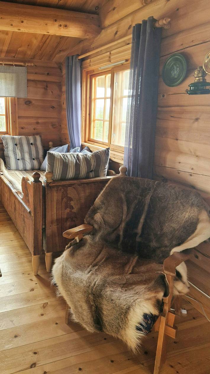 Holzhütte mit Aussicht in der Nähe von Røros in Røros