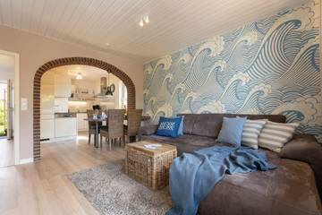 Ferienhaus für 4 Personen, mit Terrasse und Balkon/Terrasse in Hooksiel