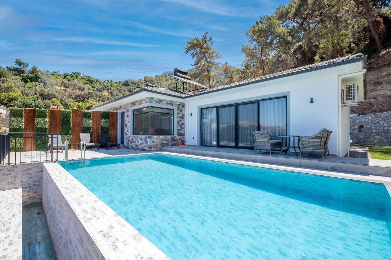 Villa with infinity pool in Fethiye Faralya in Fethiye, Muğla