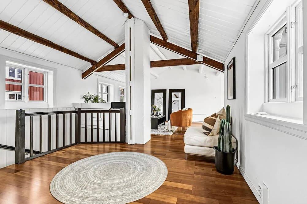 Detached house in Bakklandet, panoramic views of Nidaros Cathedral in Trondheim