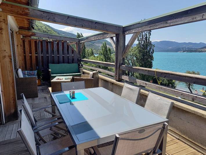 Gîte pour 6 personnes, avec terrasse et vue sur le lac à Savines-le-Lac - 2