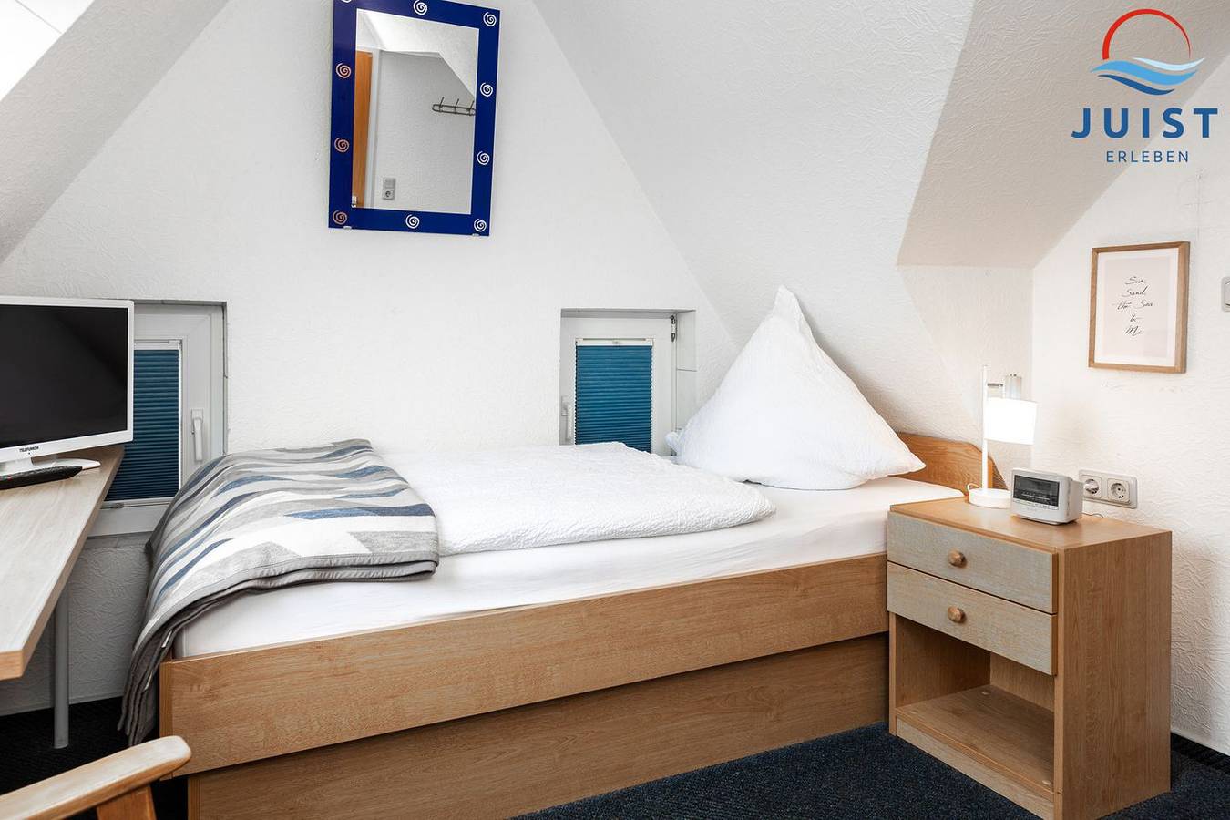 Entire apartment, Entspannter Urlaub auf Juist: Gemütliches Zimmer nur 290 m vom Strand! in Juist