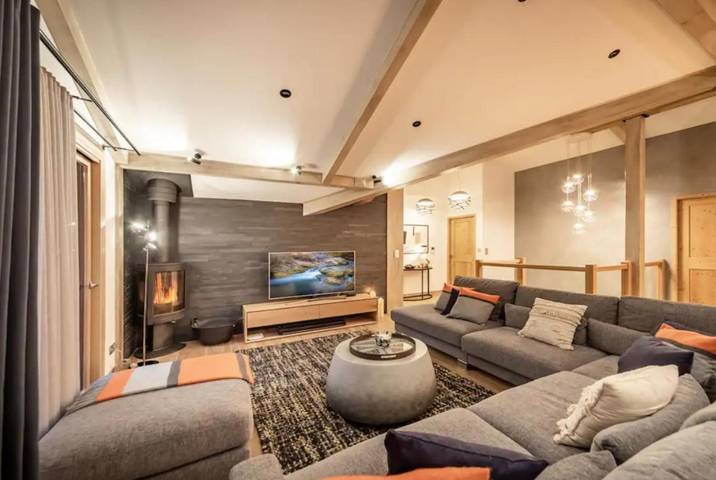 Ferienhaus für 7 Personen, mit Balkon und Terrasse sowie Ausblick