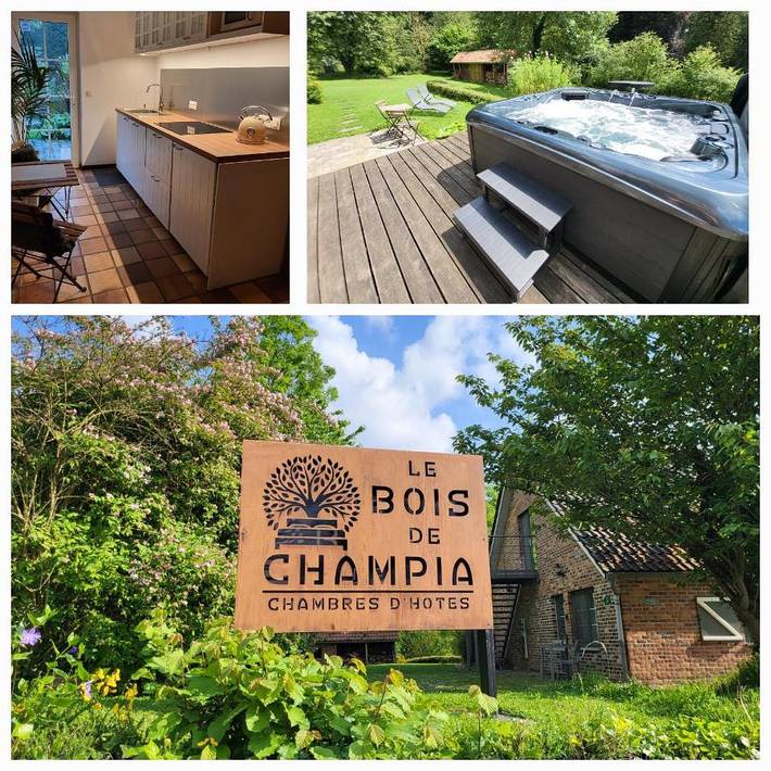 Chambre d’hôte pour 2 personnes, avec jacuzzi et jardin