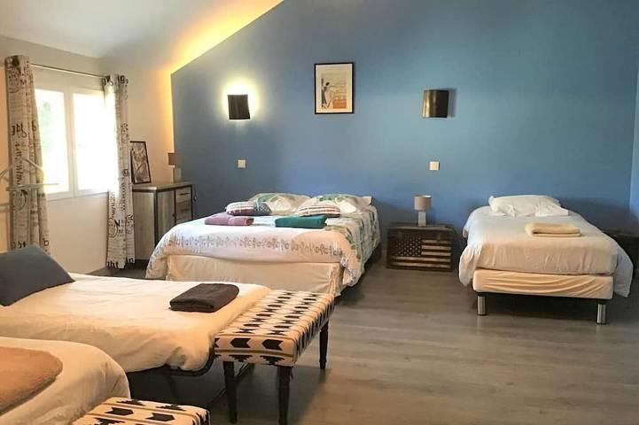 Location de vacances pour 12 personnes, avec piscine et jardin à Heugas - 4