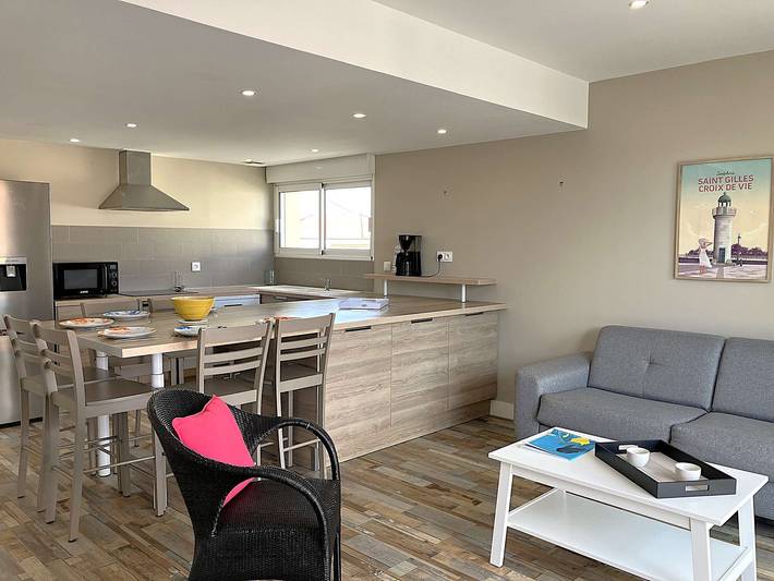 Gîte pour 6 personnes, avec balcon dans Plage du Boisvinet - 3