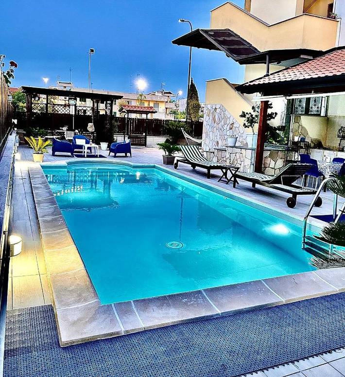 Appartamento per 6 persone, con Balcone e Giardino nonché Piscina e Panorama a Somma Vesuviana