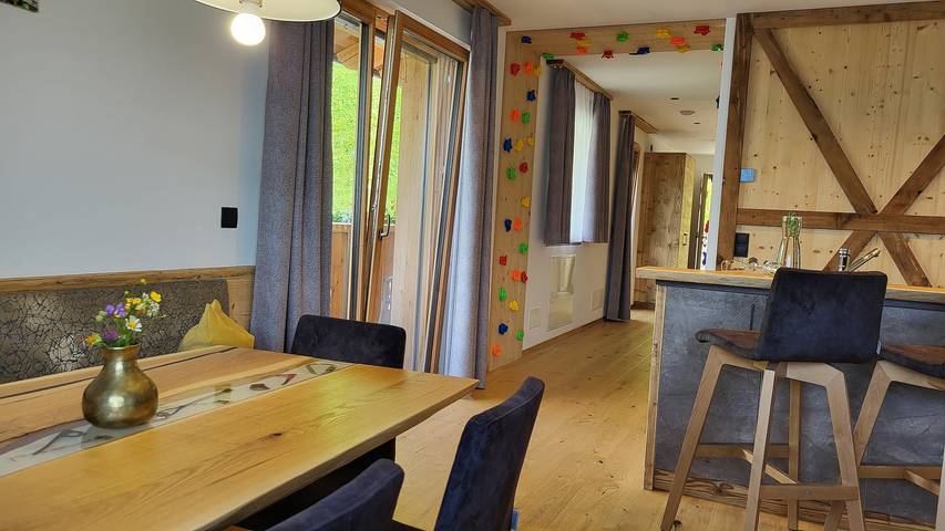Ganze Wohnung, Apartment „Bergsteiger – Patleidhof“ mit Bergblick und privater Sauna am Balkon in Naturns, Texelgruppe