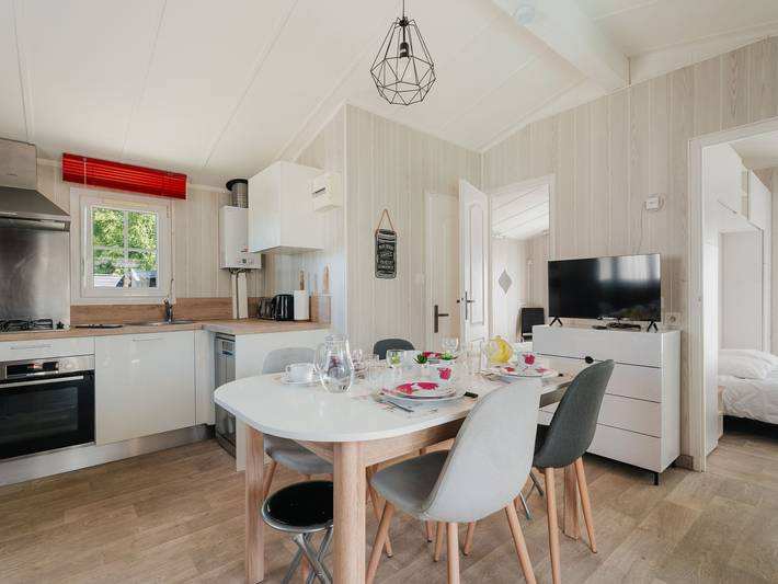 Maison de vacances pour 4 personnes, avec terrasse et jardin, animaux acceptés