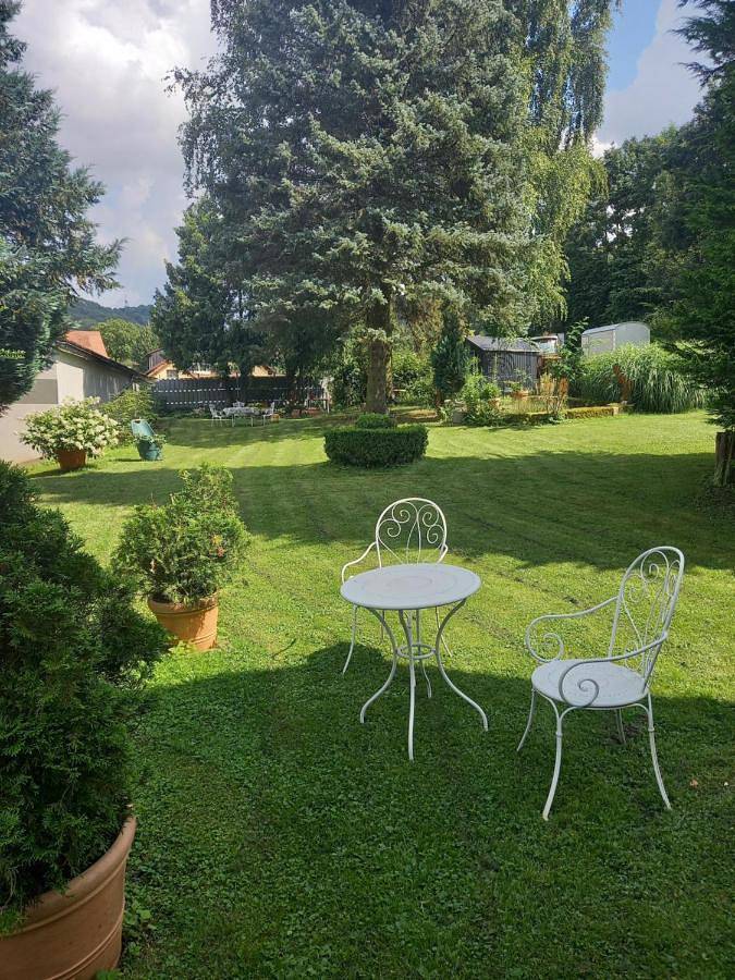 Ferienwohnung für 2 Personen, mit Balkon und Garten sowie Sauna und Ausblick in Scheßlitz