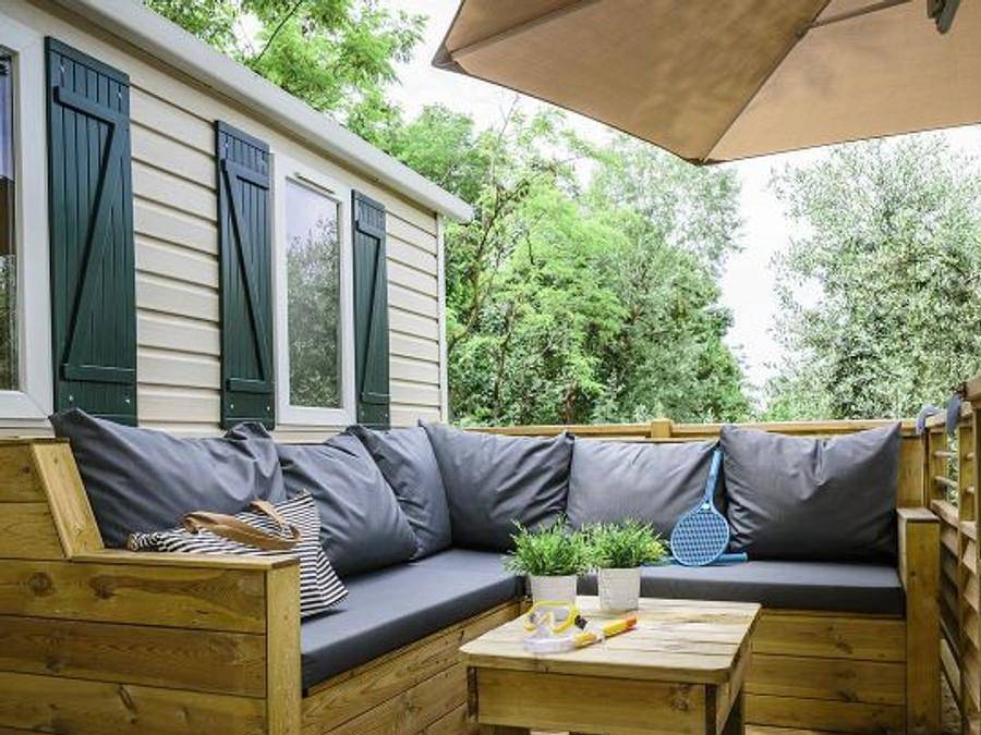 Camping Garrofer - Mobilhome 6 personas - Premium Azure | 3 Dormitorios | 5/6 Pers | Terraza Salón | Aire acondicionado in San Pedro de Ribas, Garraf