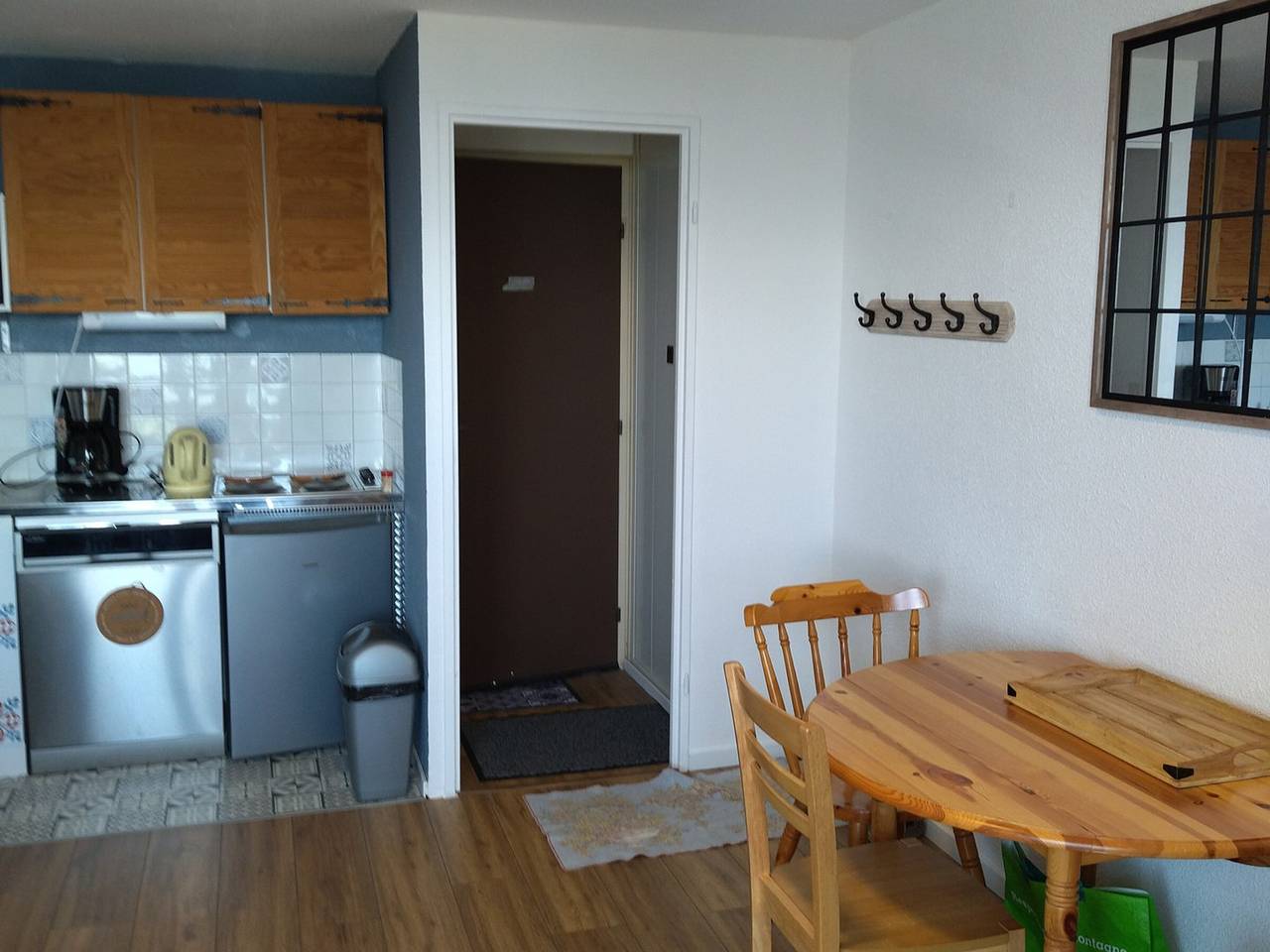 Apartamento entero, A pie de pistas, 2 piezas para 5 pers, balcón, vista al valle in Prapoutel, Les Adrets