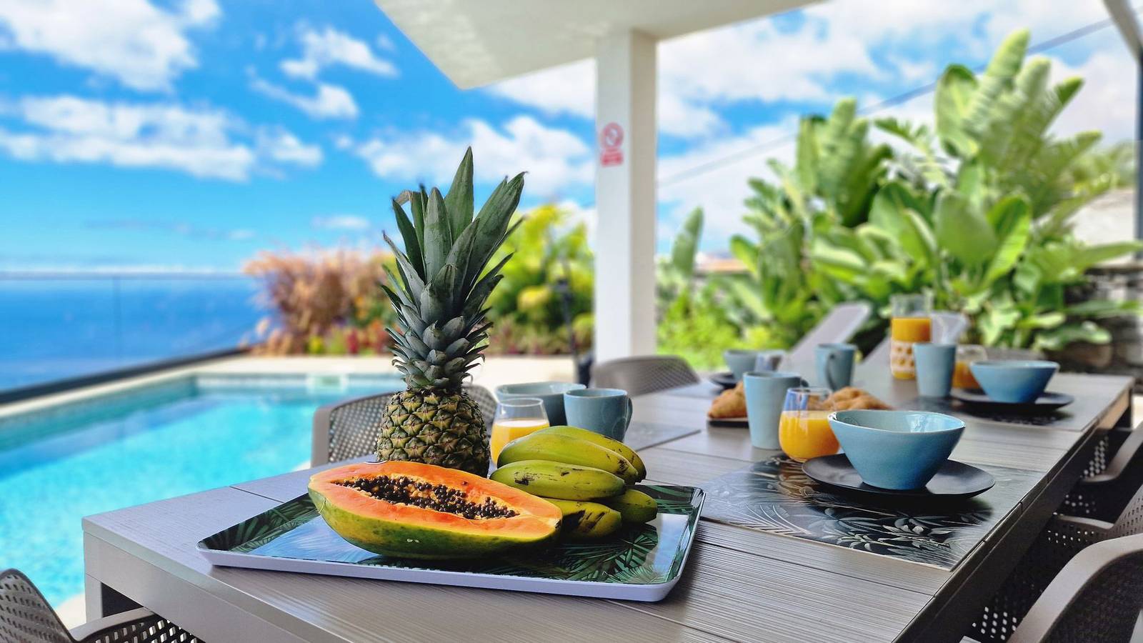 Ferienhaus für 6 Personen mit Pool in Pináculo, Ribeira Brava