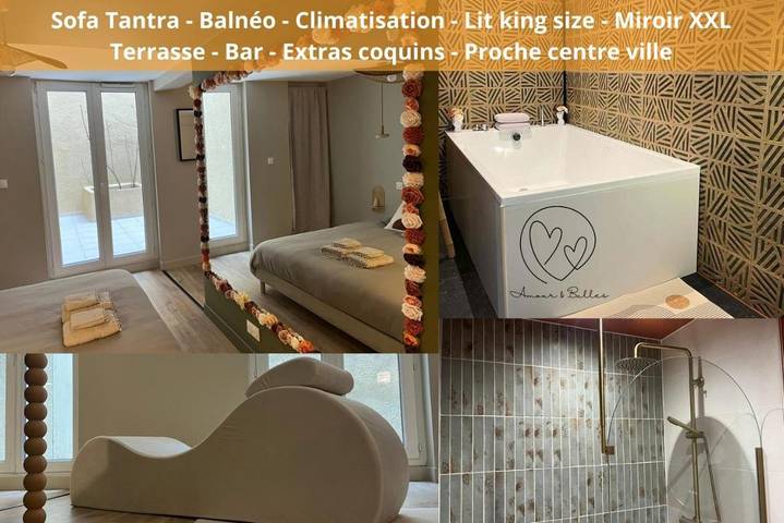 Gîte pour 2 personnes, avec jacuzzi et terrasse à Bourg-lès-Valence