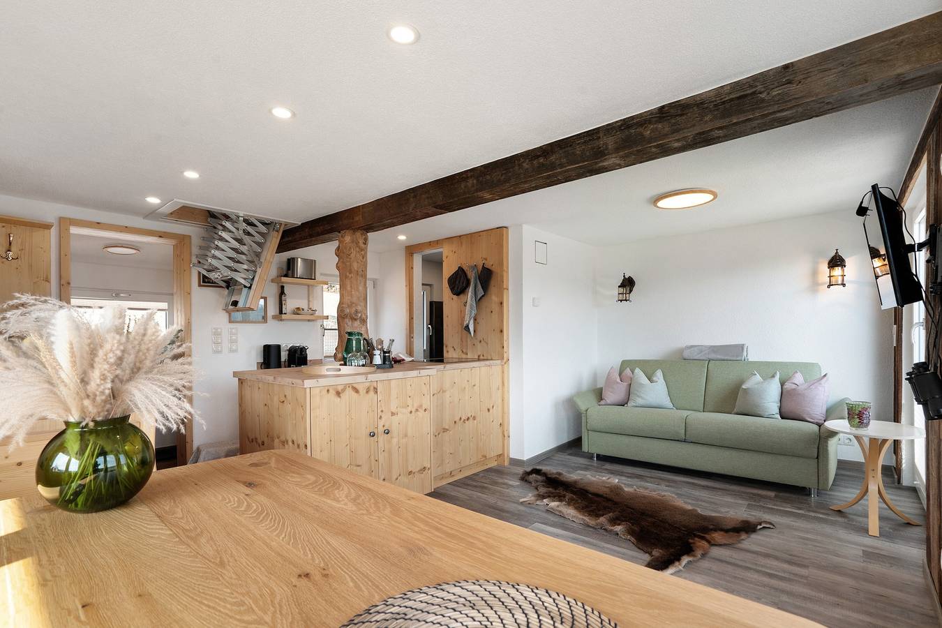 Chalet 'Fenzl' mit Bergblick, privater Terrasse und Wi-Fi in Johanngeorgenstadt, Erzgebirge