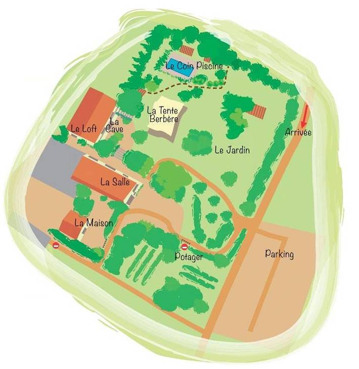 Location de vacances pour 18 personnes, avec terrasse et piscine à Roullens - 2