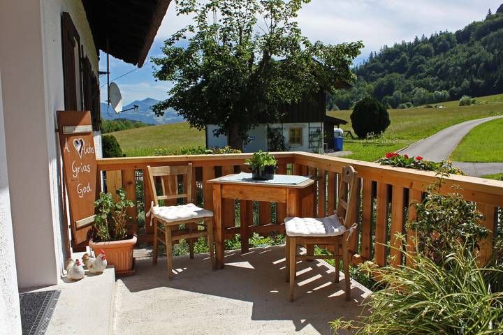 Hütte für 2 Personen, mit Balkon/Terrasse und Balkon, kinderfreundlich im Berchtesgadener Land - 2