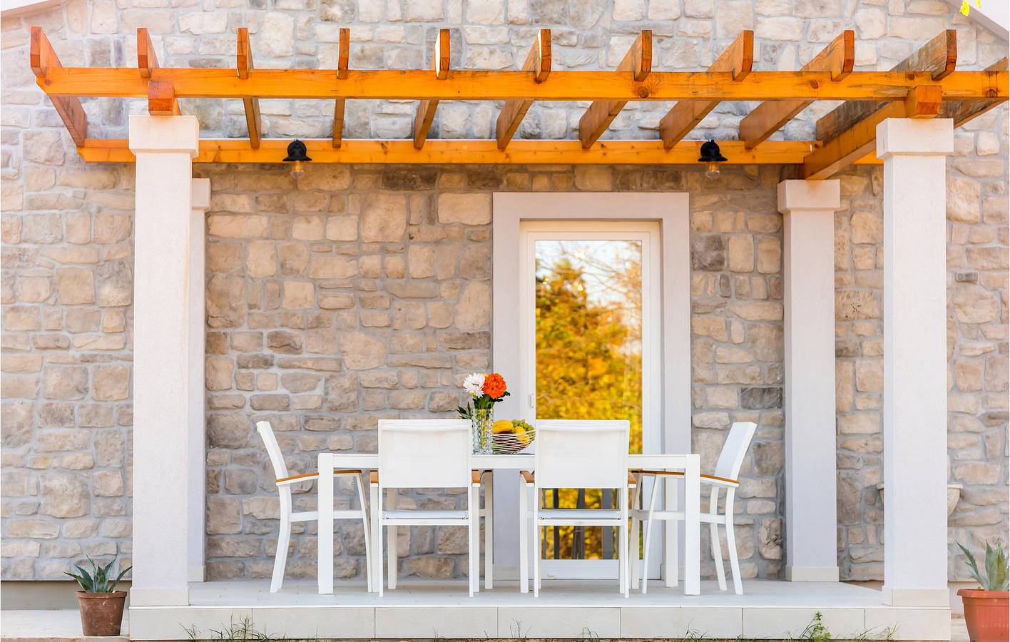 Maison de vacances pour 6 personnes avec terrasse in Puljane, Zagora Dalmatie