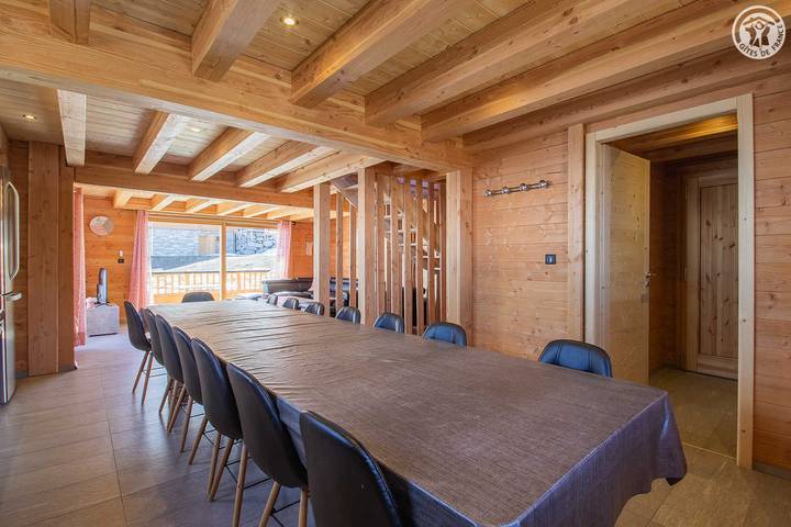 Gîte pour 14 personnes, avec balcon dans La Toussuire - 3