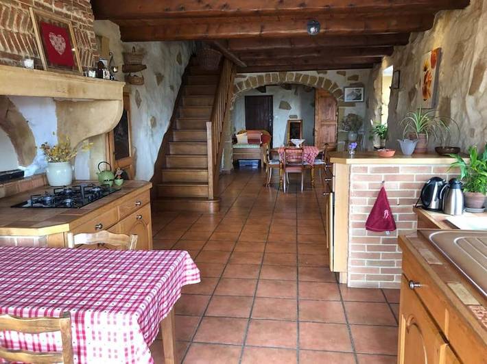 Location de vacances pour 5 personnes, avec terrasse et vue à Ternand - 3