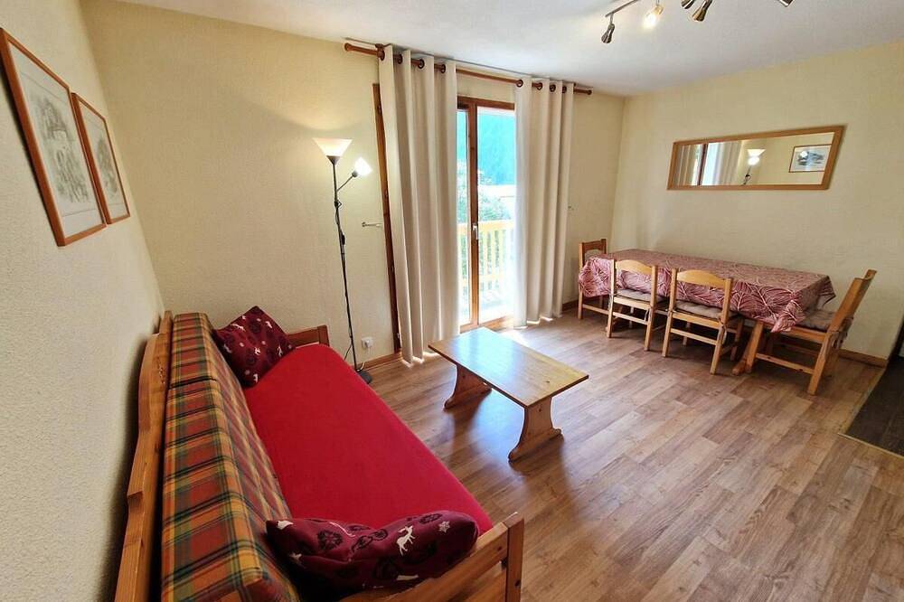 Ganze Wohnung, 250m bis zum stadtzentrum, 5te Etage, balkon, fernseher, schließfach für die skier, 37m², Valfréjus in Valfréjus, Modane