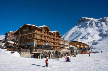 Hôtel pour 4 personnes, avec sauna ainsi que vue et terrasse, animaux acceptés dans Office De Tourisme De Tignes Le Lac