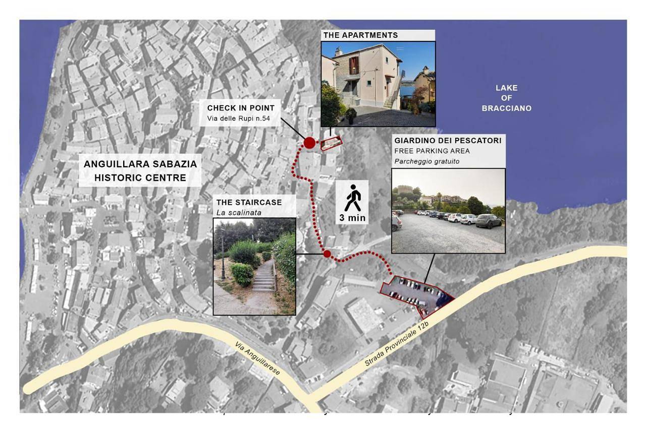 Appartamento intero, One-Bedroom Apartment in Anguillara Sabazia, Lago di Bracciano