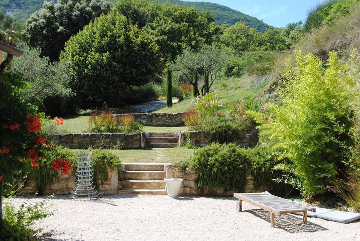 Casa vacanze 'Mas Le Figuier' con vista montagna, piscina privata e Wi-Fi in Roche-Saint-Secret-Béconne, Nyons e dintorni