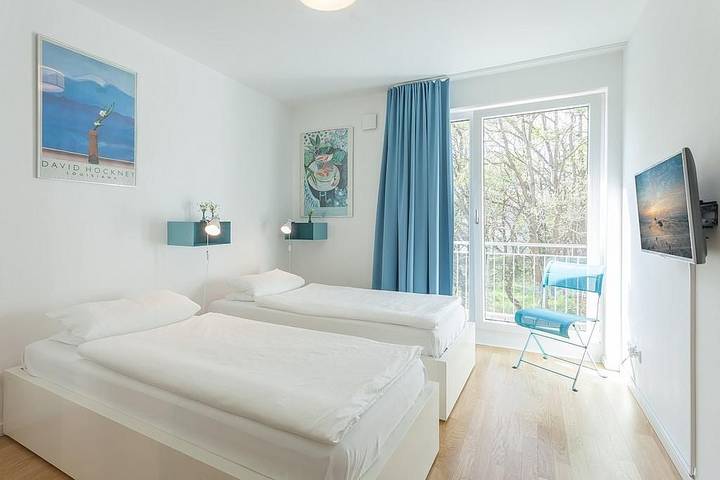 Ferienwohnung für 4 Personen, mit Balkon und Ausblick, mit Haustier in Binz - 4