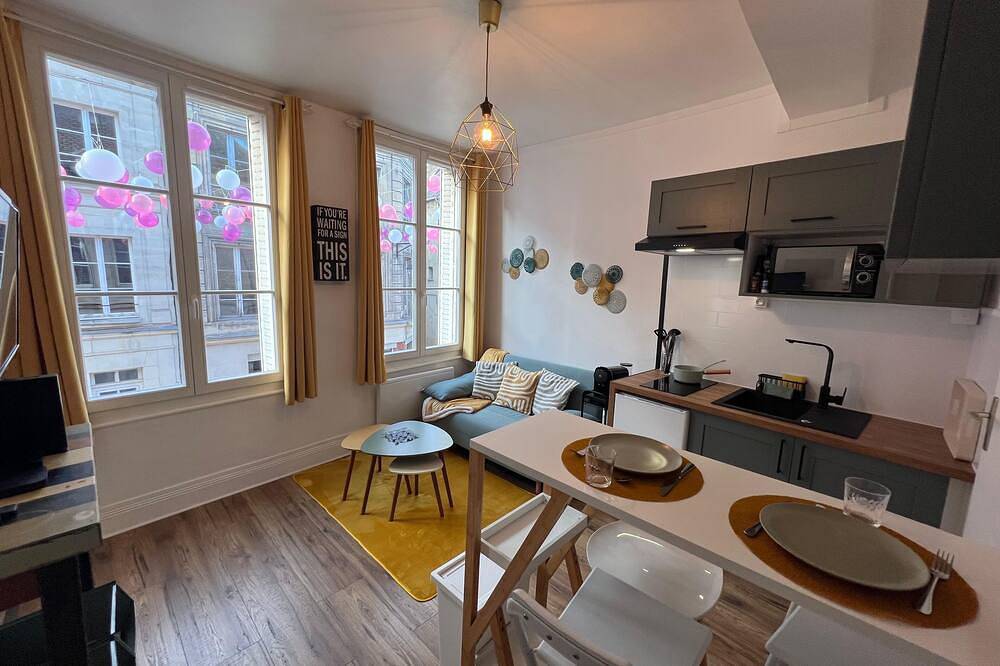 Entire apartment, Les nids de Laon Le canari Completely renovated apartment in the center of town in Laon, Aisne