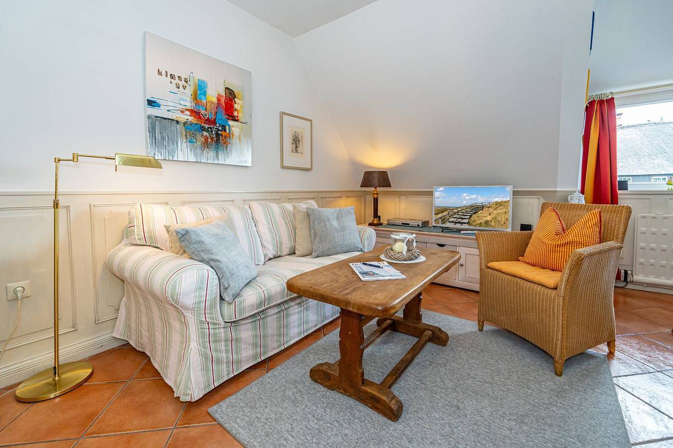 Ganze Wohnung, Ruhiges App. unter Reet für bis 4 Personen mit viel Charme und Liebe zum Detail in Wenningstedt, Sylt