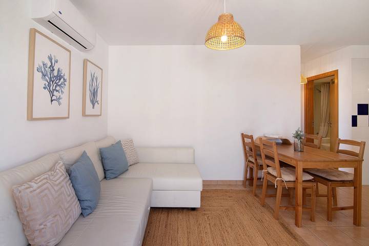 Ganze Wohnung, Ferienwohnung 'Formosa Bay 144' mit Meerblick, privater Terrasse und Klimaanlage in Cabanas de Tavira, Conceição e Cabanas de Tavira