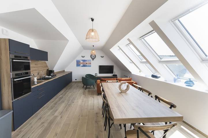 Appartement de vacances pour 7 personnes, avec jardin