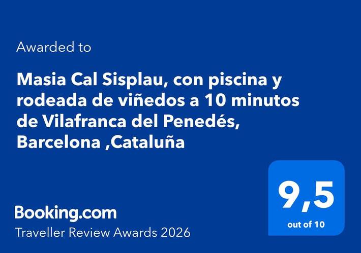 Location de vacances pour 7 personnes, avec jardin ainsi que vue et piscine dans San Martin Sarroca - 3