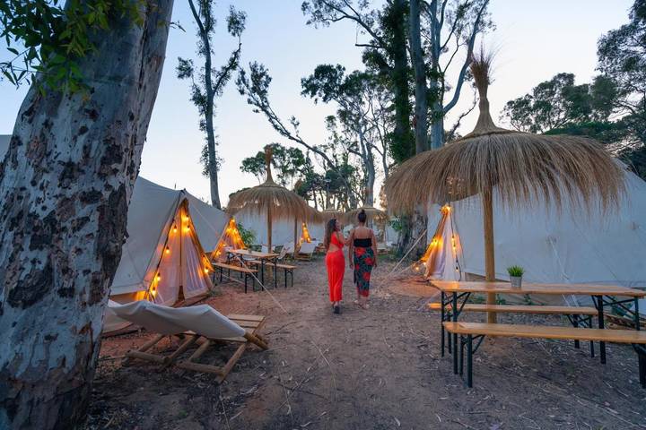Camping für 2 Personen, mit Garten und Pool an der Costa de la Luz - 3