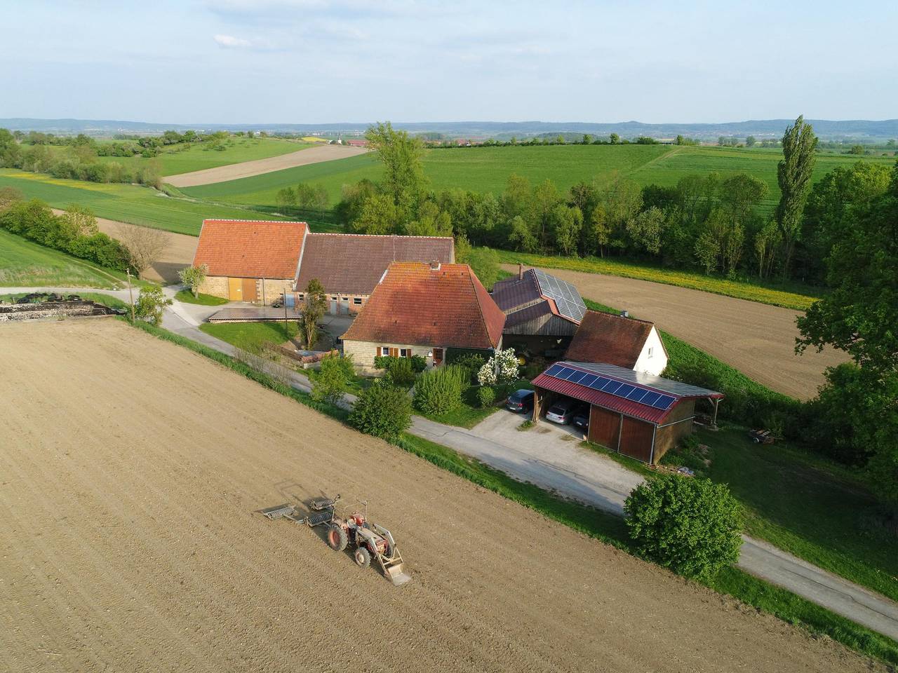 Urlaub in der Ziegelmühle - Ferienwohnung „Müller`s Glück“ in Burgbernheim, Steigerwald