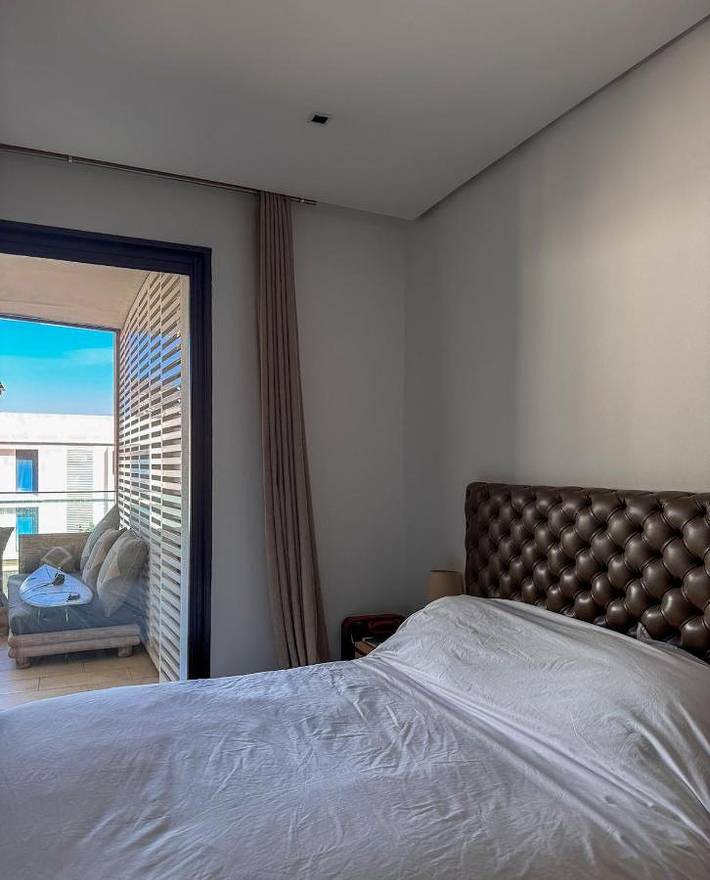 Location de vacances pour 3 personnes, avec piscine ainsi que vue et terrasse à Casablanca