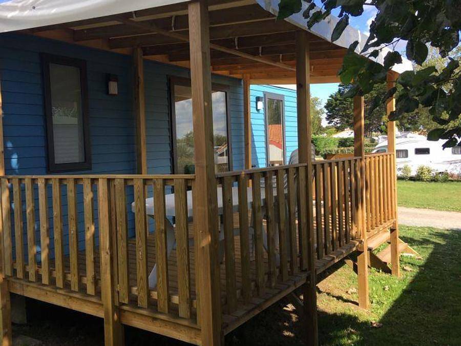 Camping Les Ecureuils - Mobilheim 6 personen - C- Mobilheim Caraïbes 2 Zimmer in La Bernerie-en-Retz, Côte de Jade