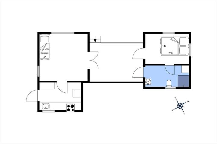 Ferienhaus mit Meerblick für 4 Personen, mit Terrasse, mit Haustier auf Seeland - 4