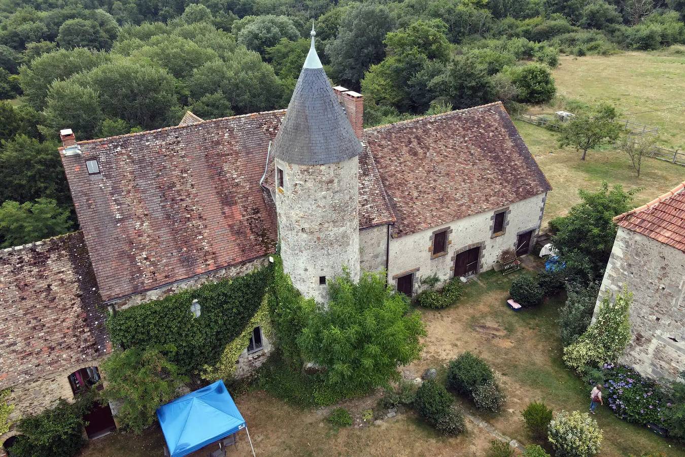 Chateau Mareuil in Brigueil-le-Chantre, Vienne (France)