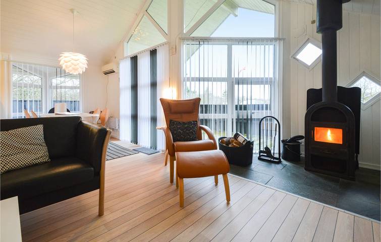 Ferienhaus für 5 Personen mit Terrasse in Bork Havn, Ringkøbing Fjord